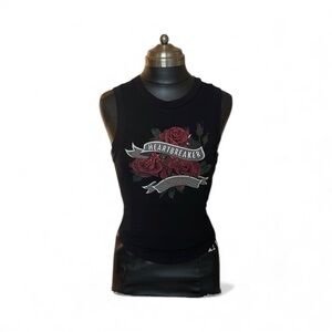 Heartbreaker Black Sleeveless Top